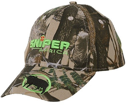 Sniper Kiddies 3D Camo Green Embroided Peak Cap