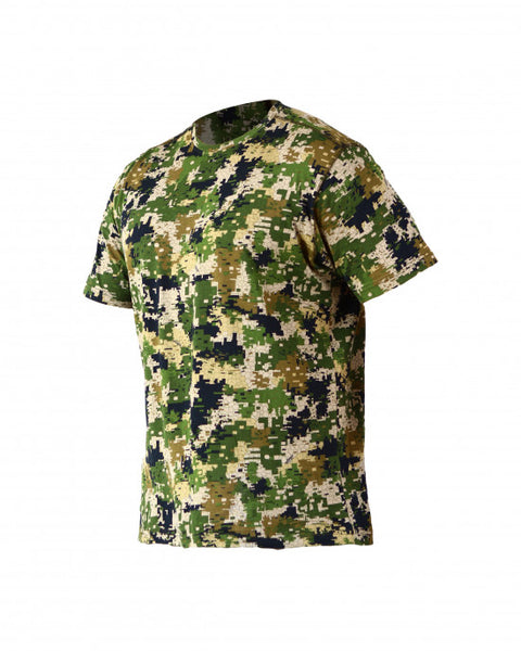 Mens Sniper Africa Pixelate Short Sleeve Cotton T-Shirt