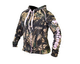 Sniper Dames Reactor 3D Camo Fleece Hoody met pienk druk